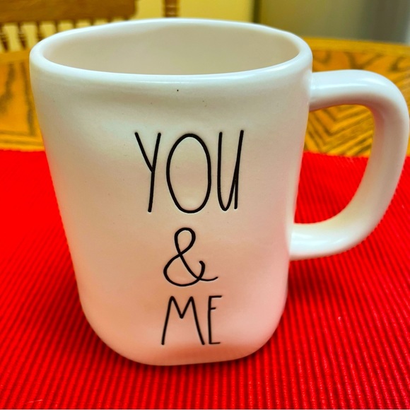 Rae Dunn YOU & ME Coffee Mug Cup - Picture 1 of 4